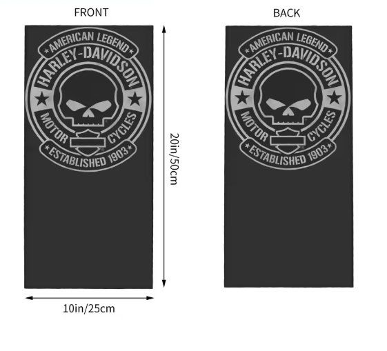 Passmontagna & Scaldacolli: Harley-Davidson cache-cou moto J007 – Nuovo e nell'imballaggio originale da Allens venduto da MADE.IN.ROCK.N.ROLL 1