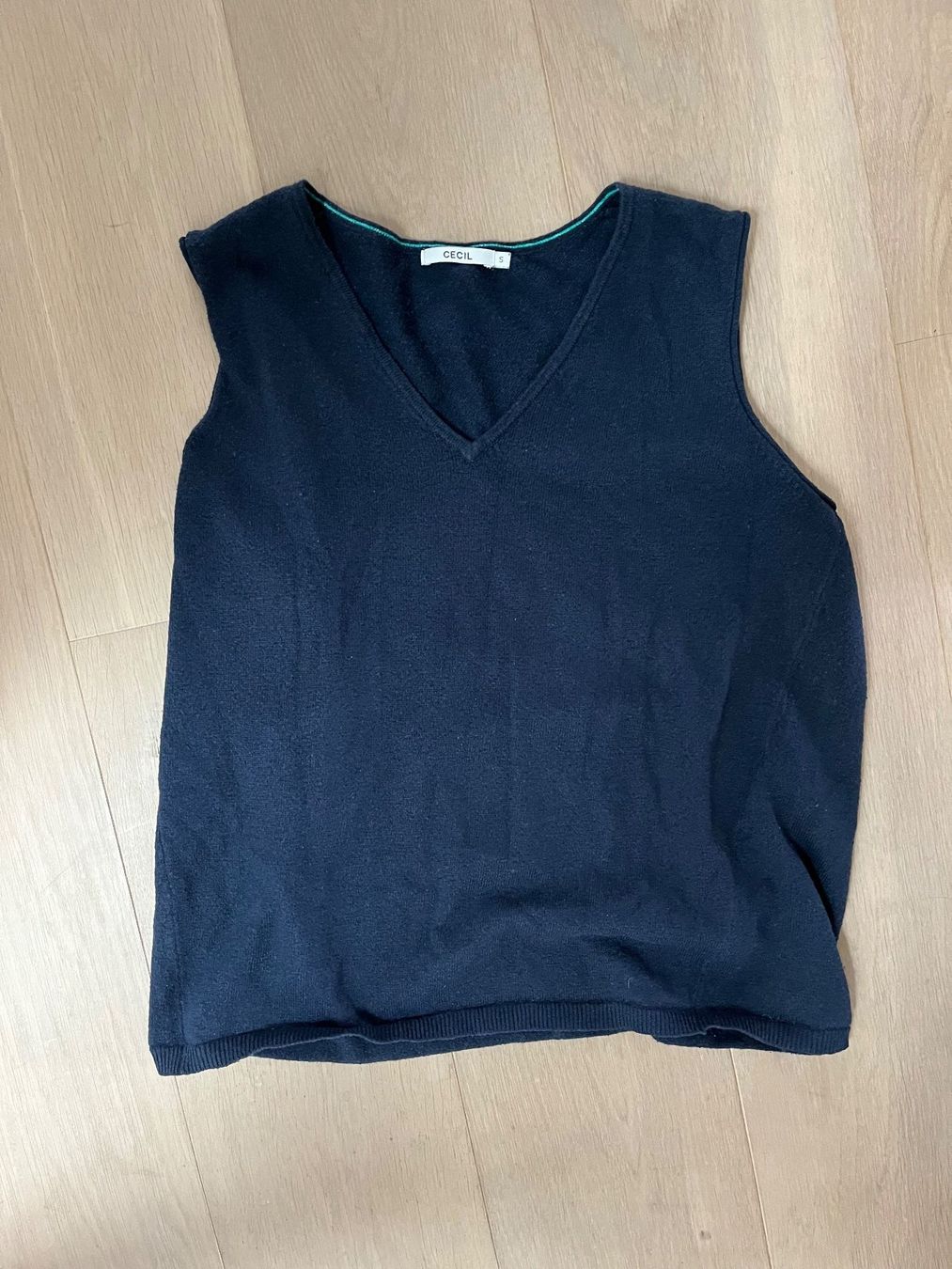 Cecil Tops: CECIL Strick-Top / Pullunder, Gr. S, dunkelblau – Gebraucht aus Uitikon Waldegg von YRH 1