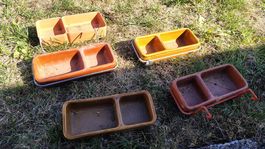 5 Stk. Futterschalen für Kleintiere