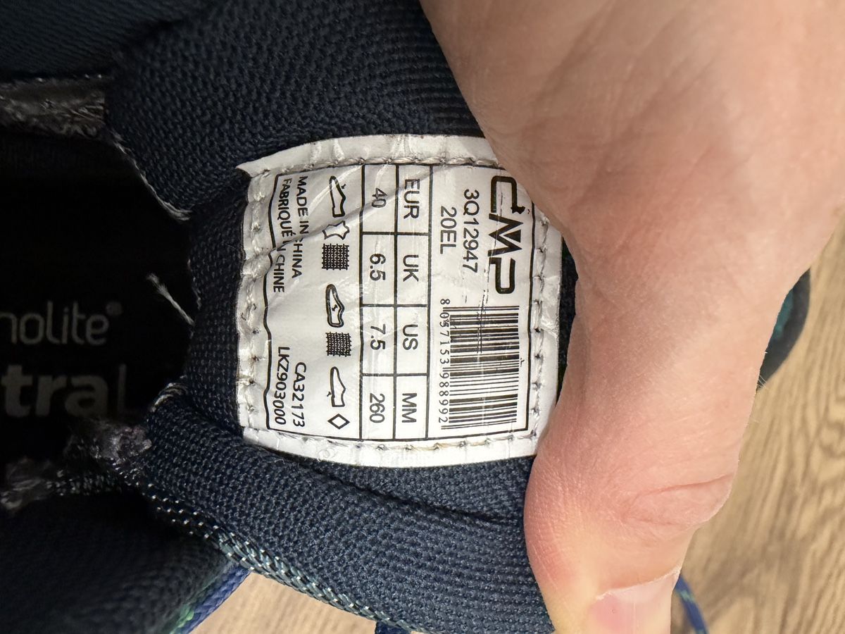 CMP Scarpe da uomo: CMP Wanderschuhe wasserdicht blau Grösse 40 gebraucht – Usato da Grenchen venduto da gul_2b89 4