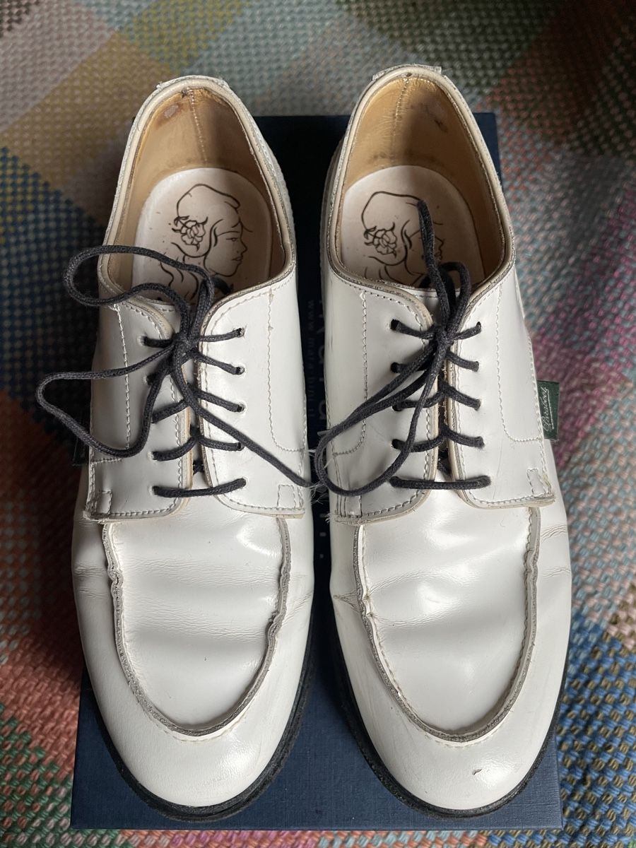 Paraboot Scarpe da donna: Paraboot donna bianche, numero 36.5 – Usato da bern venduto da blu00