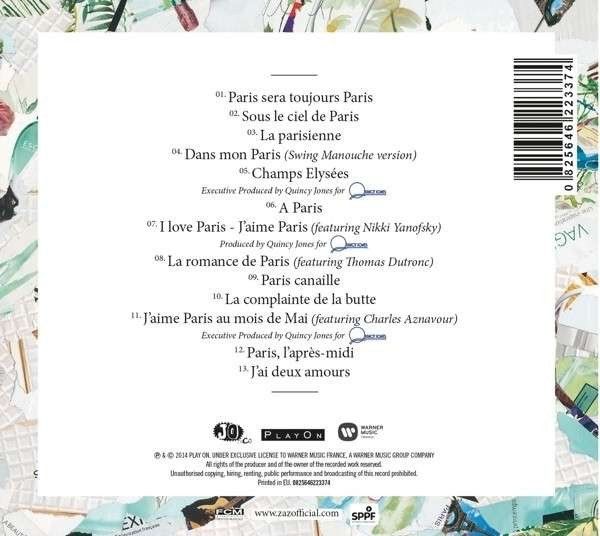 CD: CD ZAZ - Paris (Digipak, 2014) – Usato da Möriken AG venduto da mineralia 1