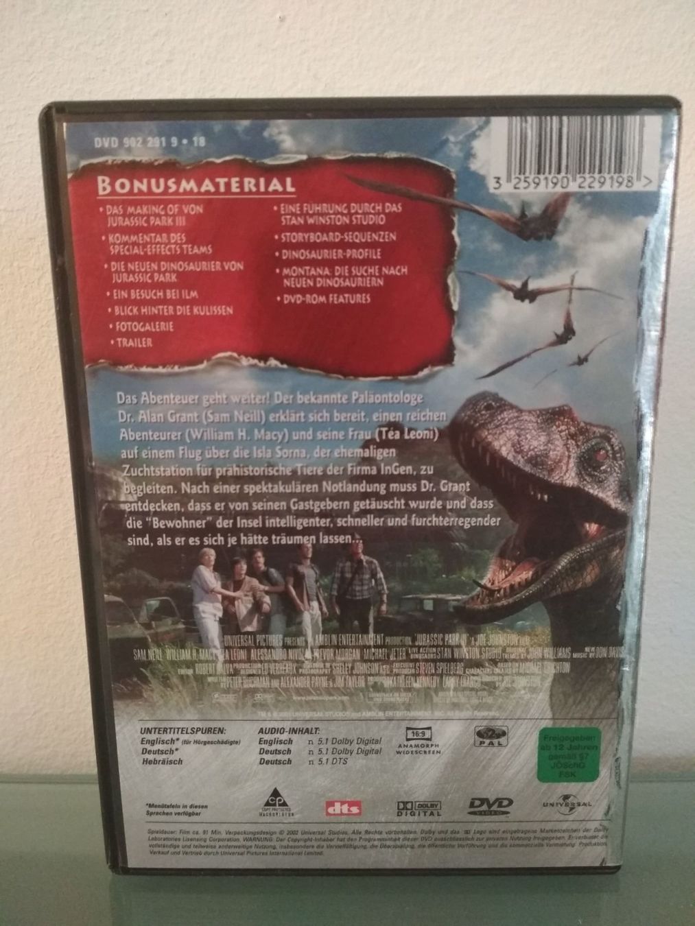 Tutti i DVDs: Jurassic Park III – Usato da Bäch SZ venduto da Swissy46 1