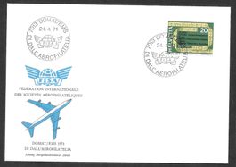 Sonderbrief Tag der Aerophilatelie Domat/Ems 24.4.1971