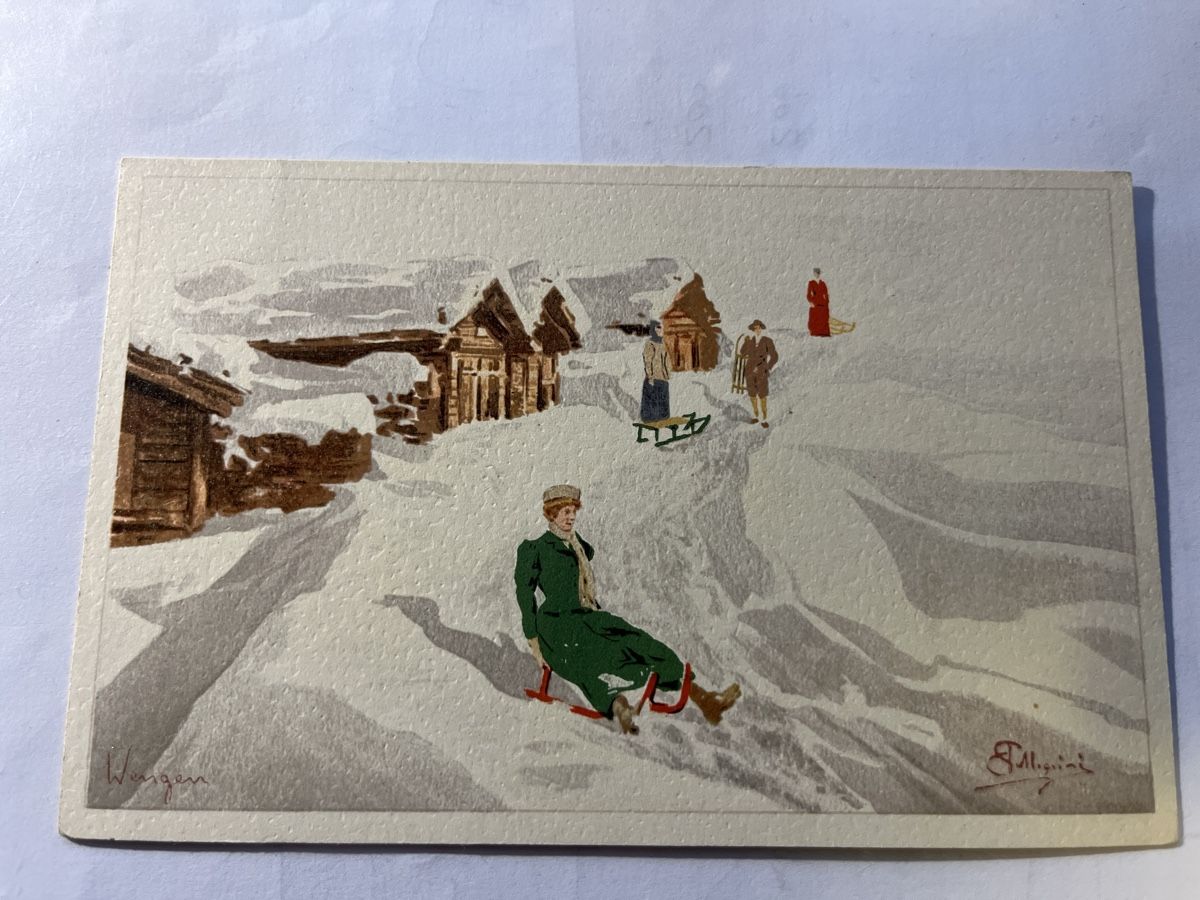 Cartoline postali: Pellegrini – Nuovo (secondo la descrizione) da scharnachtal venduto da Riso500