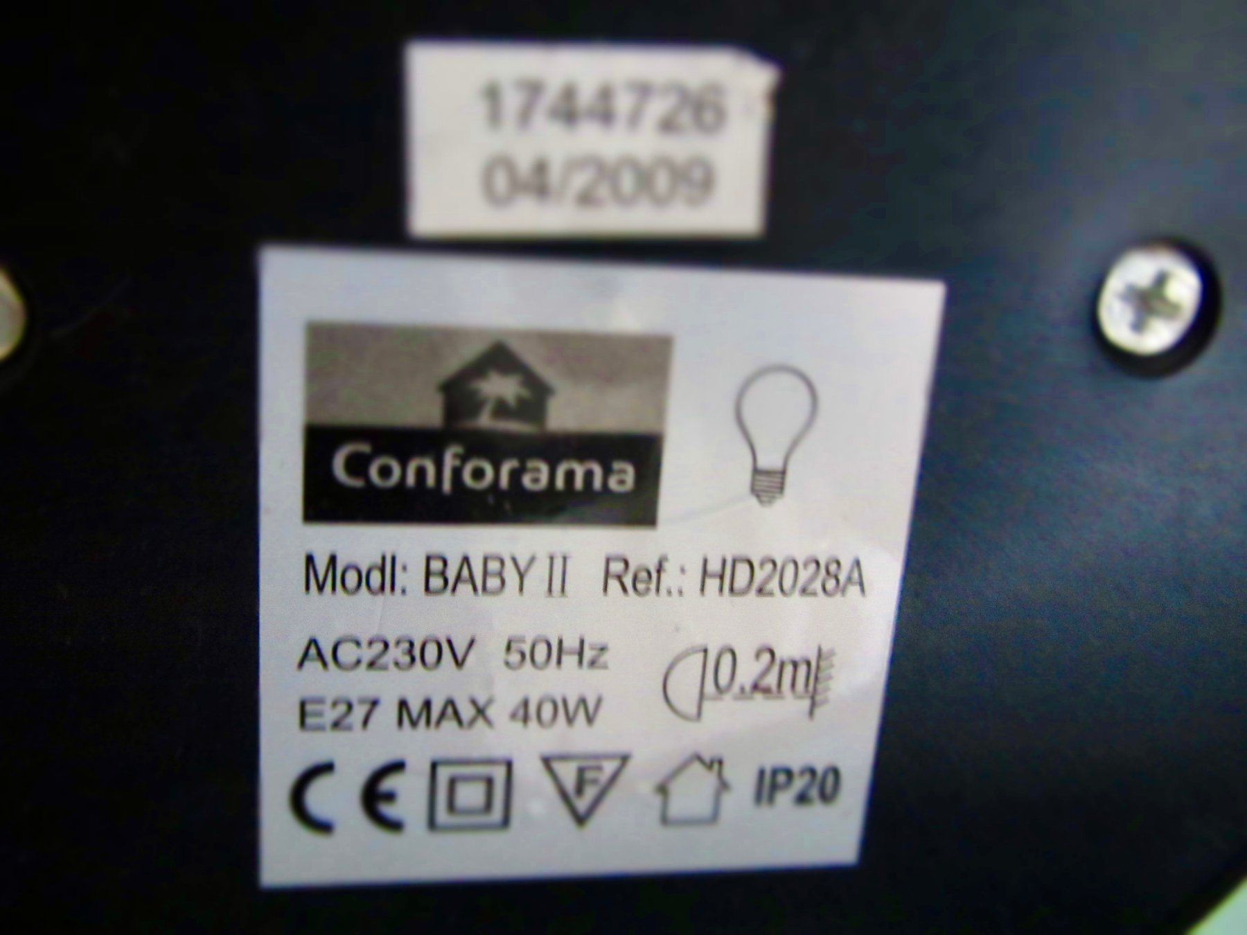 Conforama Lampen: SPOT VINTAGE 2009 – Gebraucht aus Murten von Selliot 3