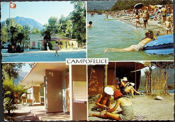 Cartoline postali: TENERO Camping Campofelice – Usato da Jona venduto da philajona