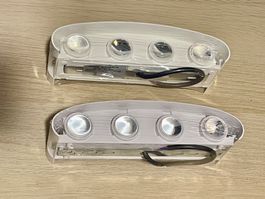 2 Lampade da parete a LED 8W bianche