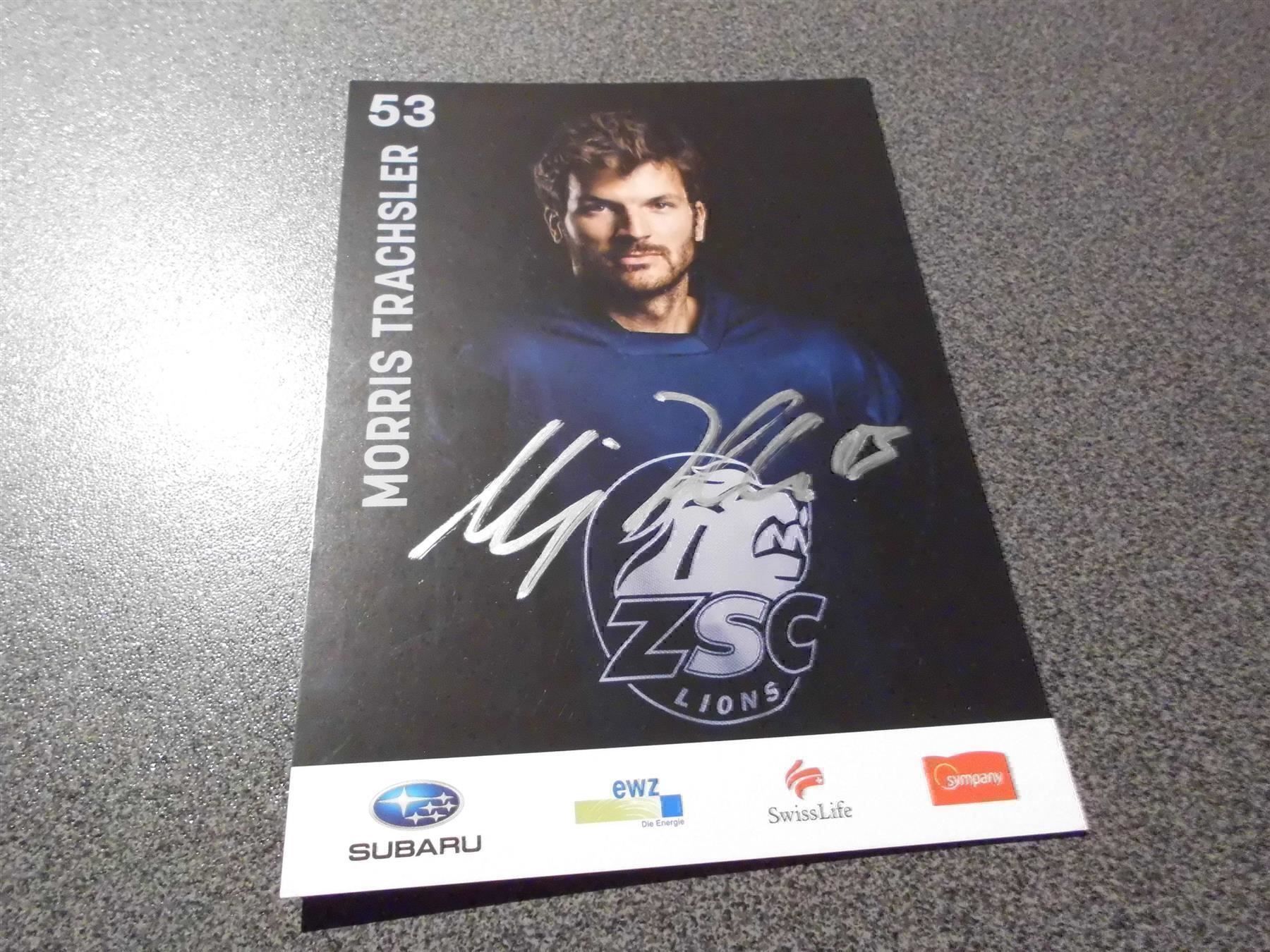 Autographes: ZSC-Autogrammkarte M. Trachsler 2015 – D'occasion à Zürich par Motzkuh