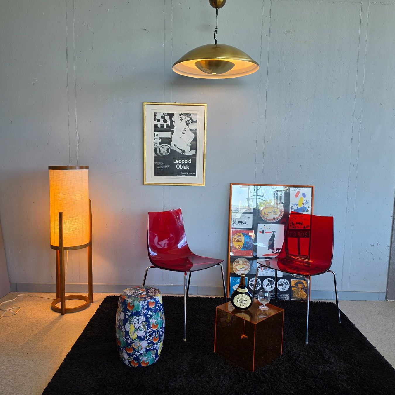 Lampadari & plafoniere: Vintage Ceiling Lamp, Brass, MCN Messing Hängelampe Leuchte – Usato da Nottwil venduto da Wondewa-Shop 8