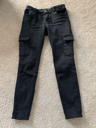 Hose Gr 158 schwarz Bund verstellbar wie neu