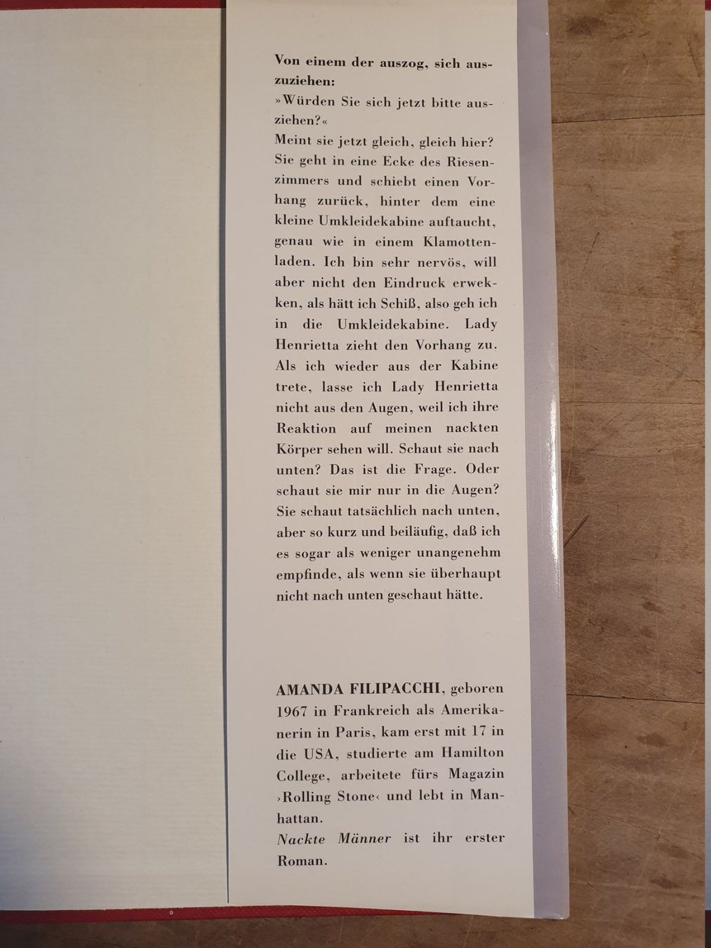 Bücher: Nackte Männer Amanda Filipacchi Haffmans – Gebraucht aus Zürich von loosebone 3