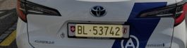 Kontrollschild BL 53742
