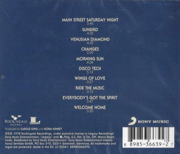 CD: Carole King – Welcome Home – Usato da St.Gallen venduto da jalamusic 1