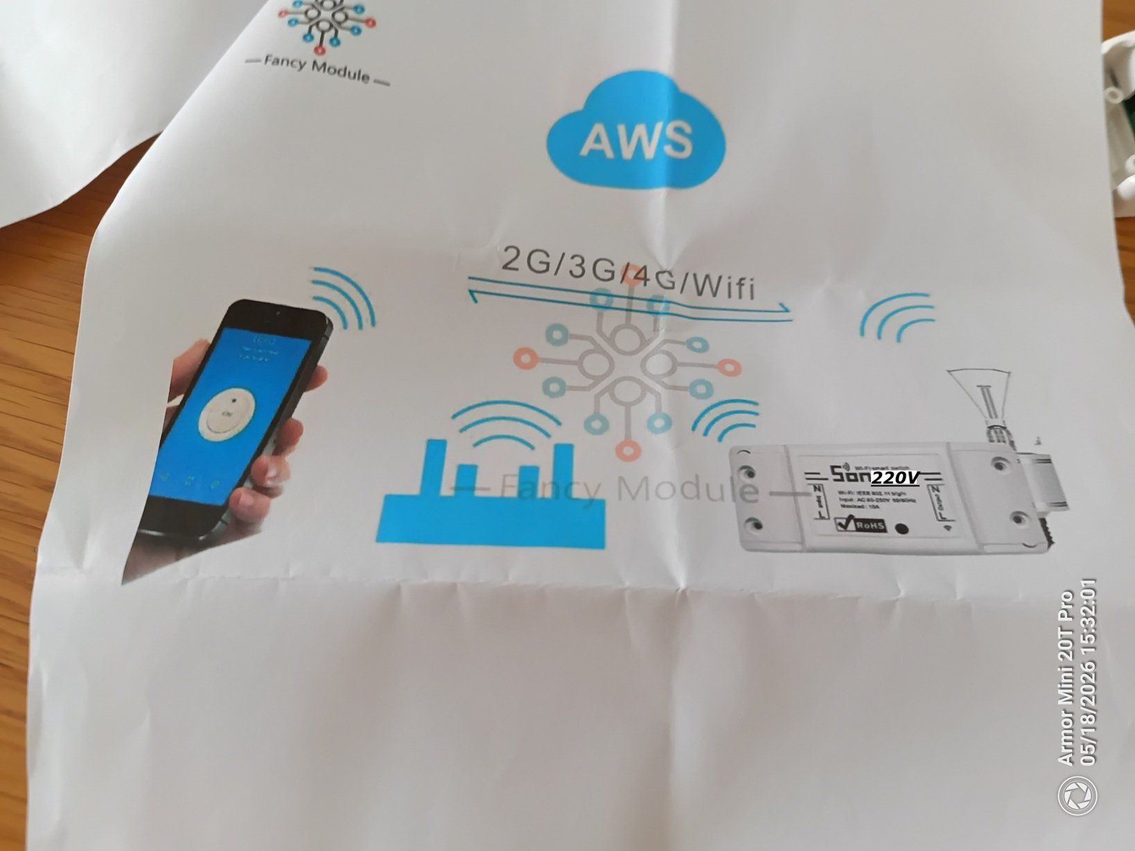 Sistema di controllo: Interrupteur Intelligent Wi-Fi 220V – Nuovo e nell'imballaggio originale da Bulle venduto da Parapefg 4