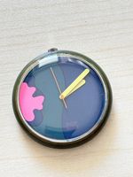 Pop Swatch Uhr blau pink 40mm Gehäuse gebrauchter Zustand