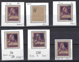 ZNR. 150A+B, */**/gestempelt