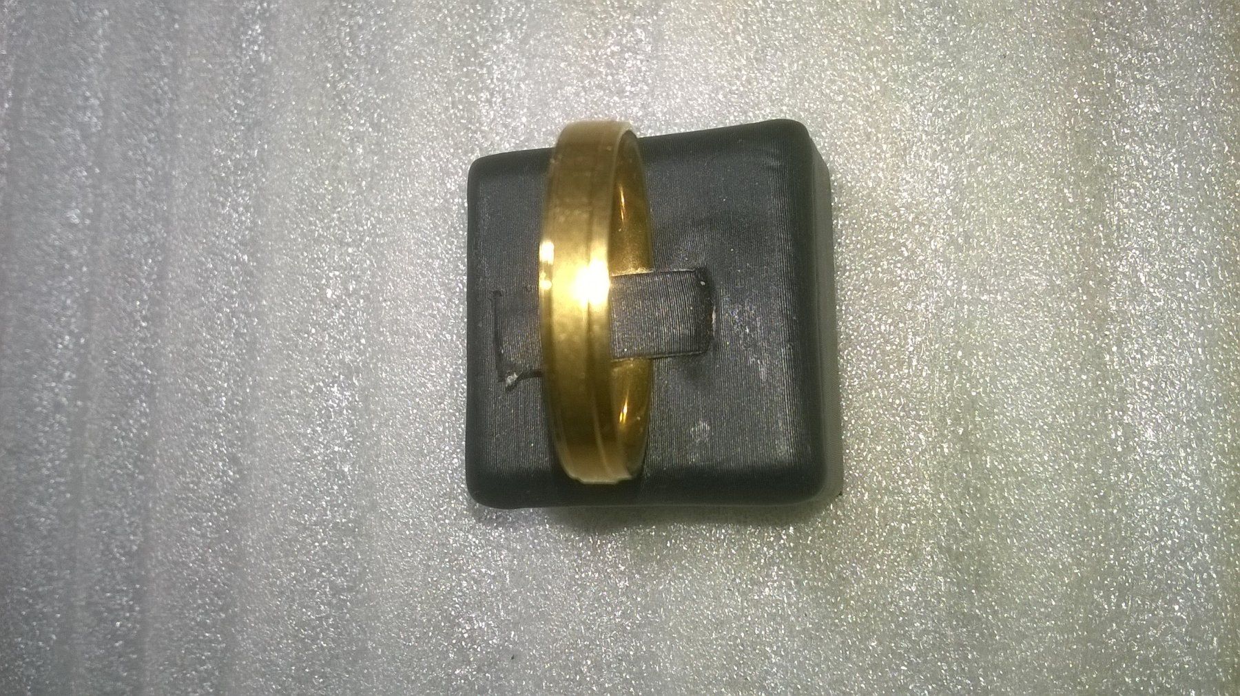 Anelli: ring edelsthal,,vergoldet,,,glanzig – Nuovo (secondo la descrizione) da Basel venduto da bijoutrie_4 2