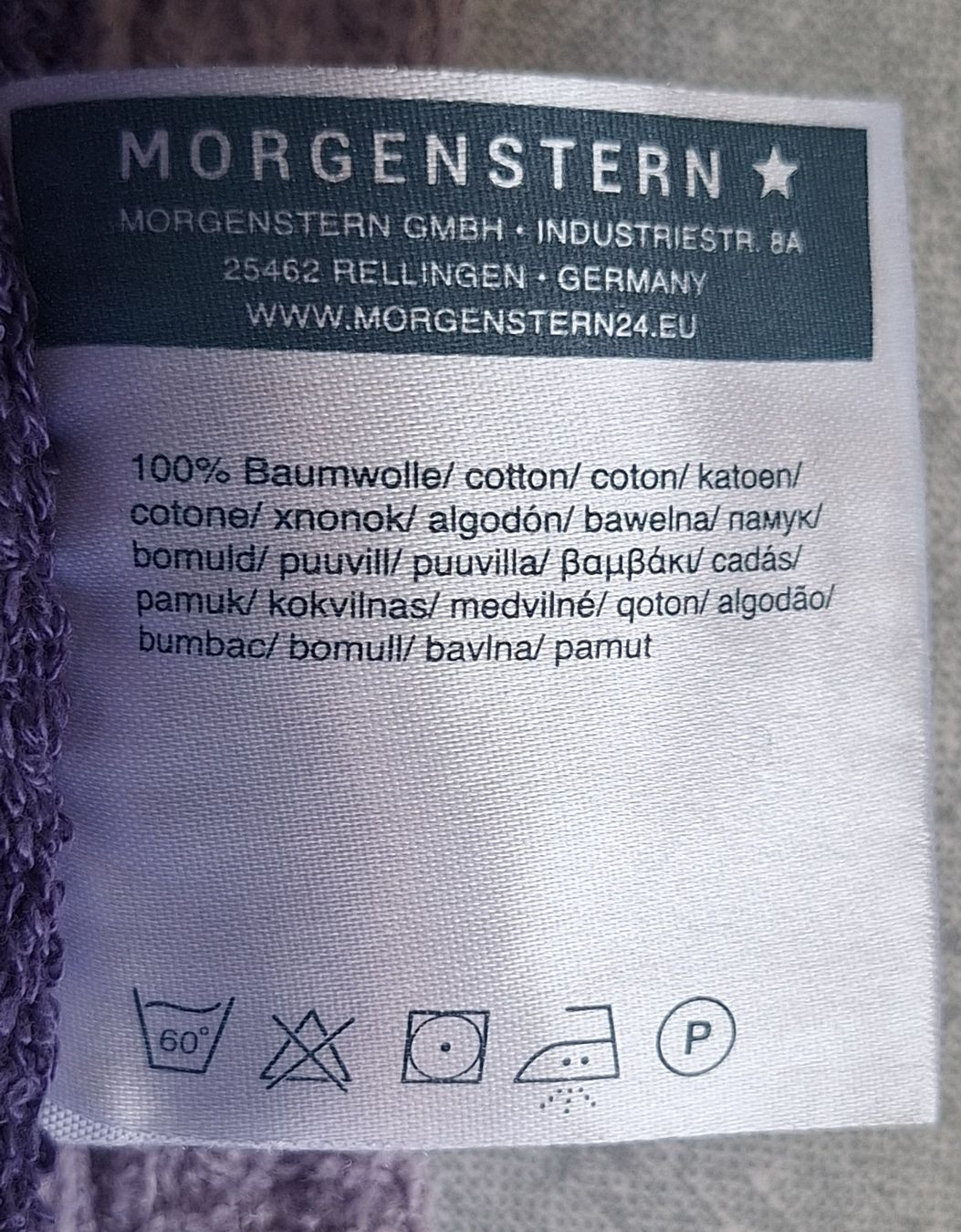 Accappatoi: Morgenstern Bademantel, violett – Usato da Weinfelden venduto da Yenas10 4