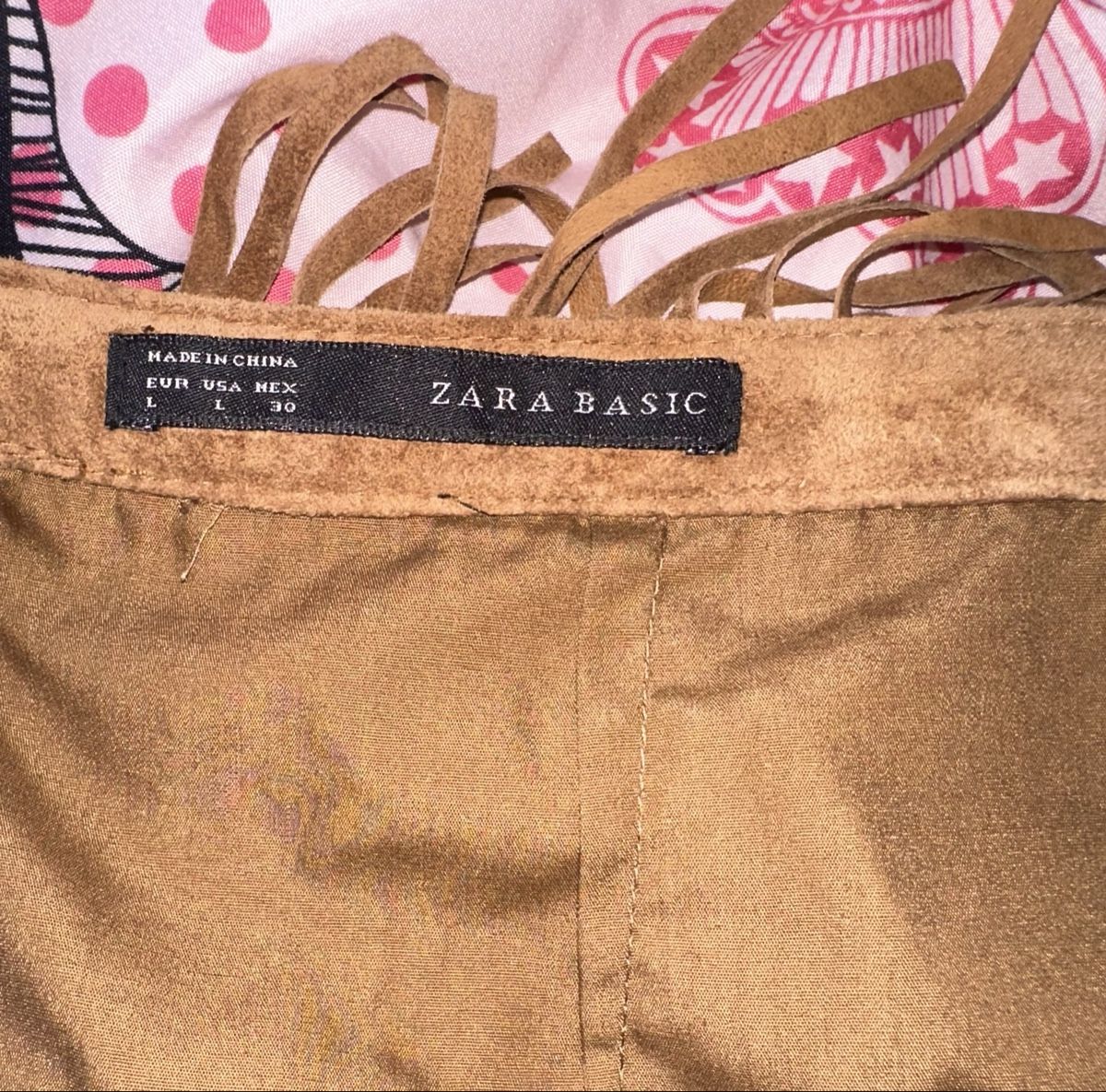 Zara Röcke: ZARA ROCK GR. L LEDER  – Gebraucht aus Unteraegeri von MH203 7