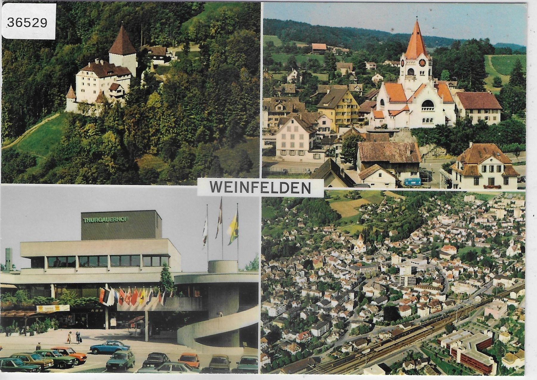 Cartoline postali: Weinfelden - Multiview – Usato da Ettingen venduto da Kartenplanet