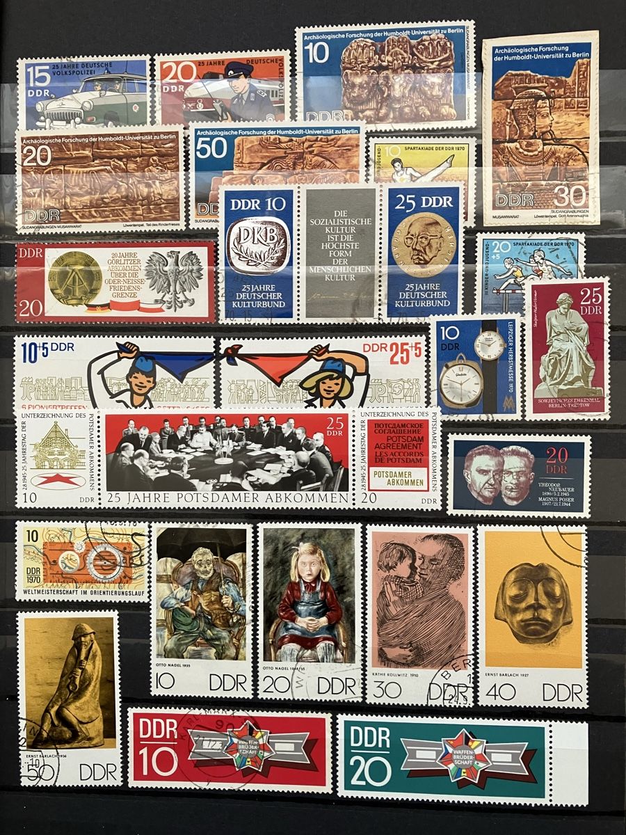 Tutti i francobolli: Deutschland DDR gest/postfr 6s 1970-73 – Usato da Cham venduto da Diablo1232