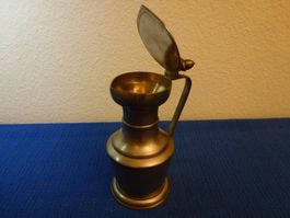 Zinnkrug mit Deckel,  guter Zustand