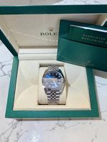 Rolex Datejust 41 Blue / Blau Diamond Dial  Jubile
