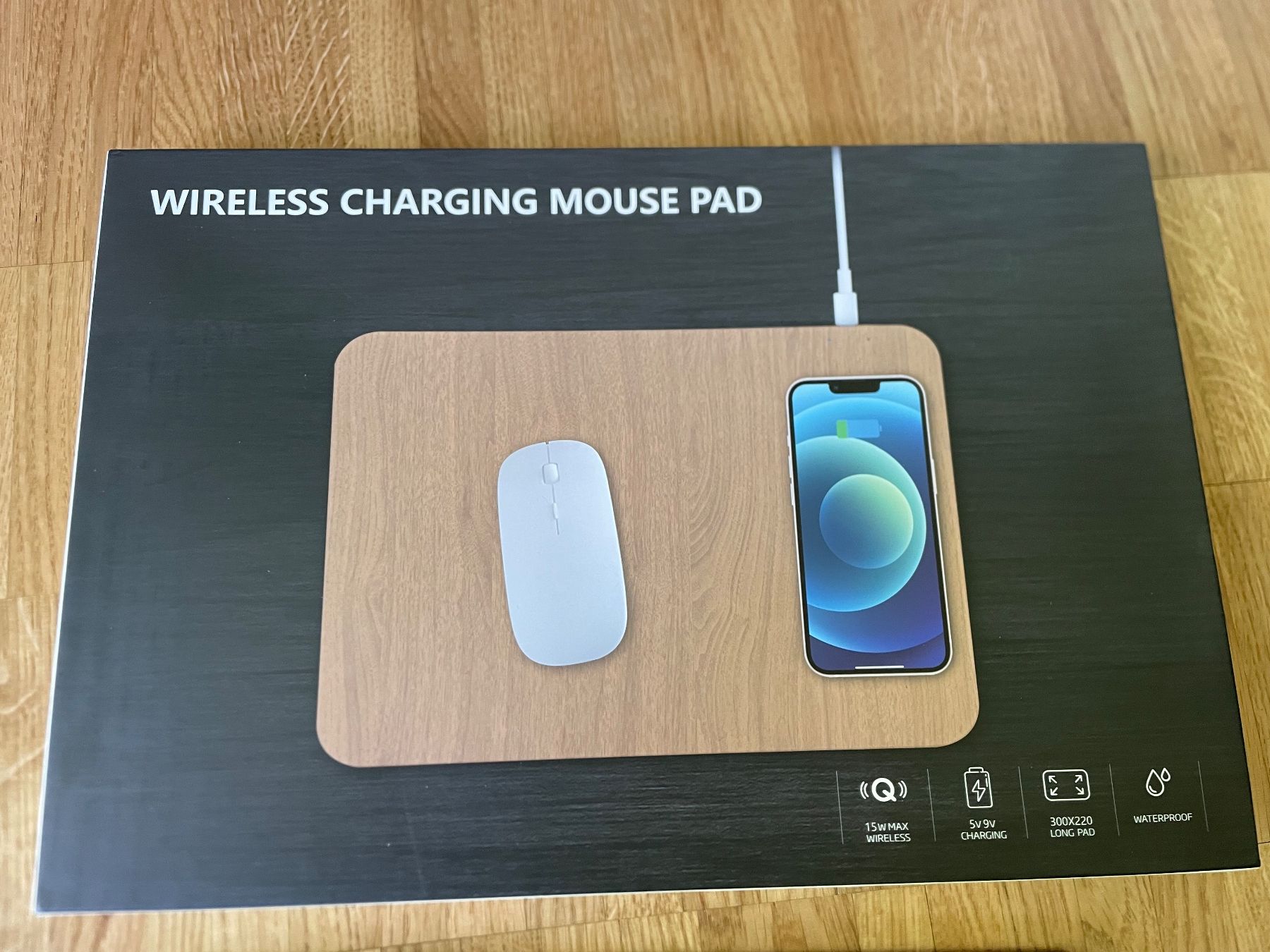 Tappetini per mouse: Wireless Charging Mouse Pad aufladbares Mouse Pad wasserfest – Nuovo (secondo la descrizione) da Schinznach Bad venduto da Gothica_666 2