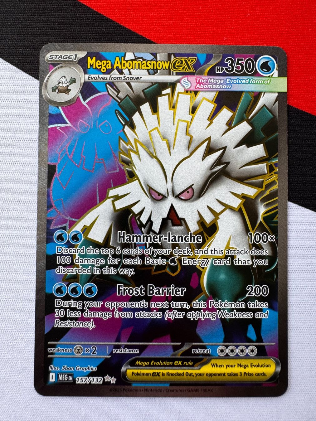 Pokémon Carte collezionabili: Pokémon TCG - Mega Abomasnow ex (MEG157) Mega Evolution – Nuovo (secondo la descrizione) da Oberwil BL venduto da Chelsea26