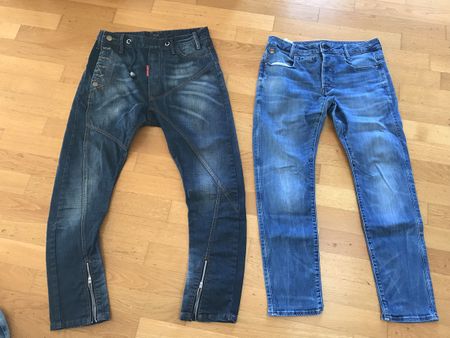 2x mal Toole Jeans