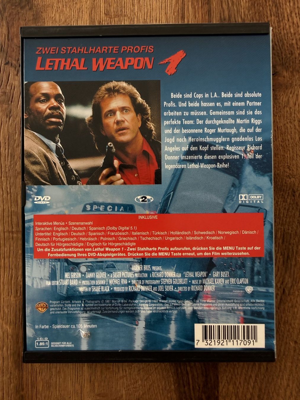 Tous les DVDs: Lethal Weapon 1 (1987) – D'occasion à Zürich par Gekuu 1