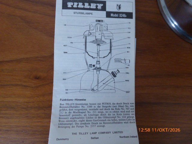 Tilley Lampes: Sturmlampe Tilley – Neuf (Voir description) à Bergdietikon par Benz50 3
