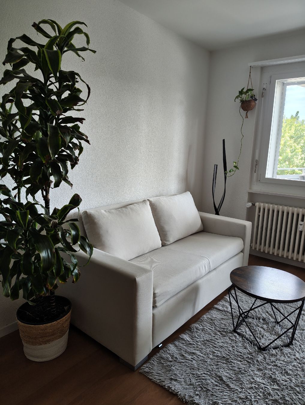 Sofas: Sofa Bed Beige Fabric 2-seater – Gebraucht aus Kreuzlingen von fix_wx75 8