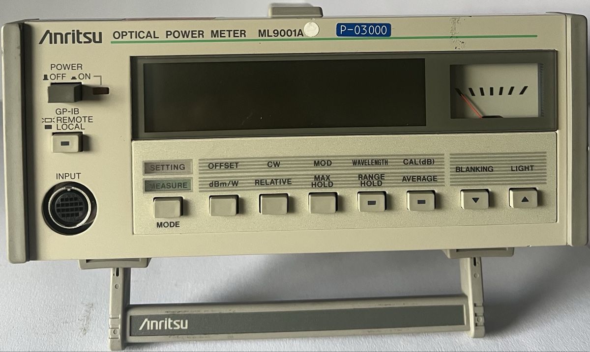 Anritsu Misurare: Anritsu ML9001A Optical Power Meter Messgerät top – Usato da Oberhofen Thun'see venduto da SwissTreasure 1