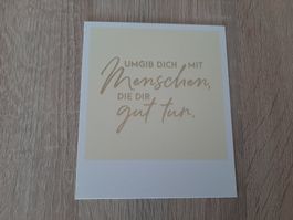 Spruchkarte, 11 x 13 cm