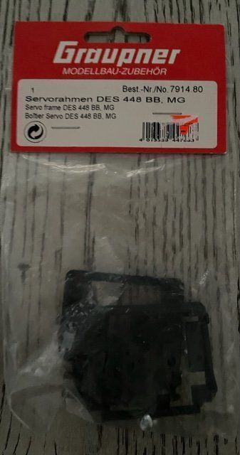 Graupner RC Kits de montage: 2 Servorahmen DES 448 BB, MG – Neuf avec emballage d'origine à Würenlingen par Delfinli1 1