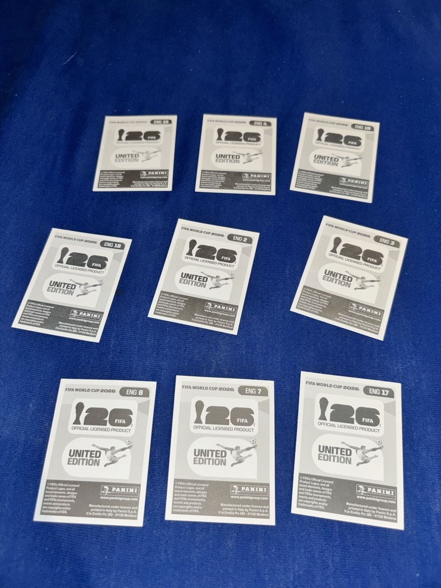 Panini Carte collezionabili: England 9x panini – Nuovo (secondo la descrizione) da Olten venduto da Melxnie_46 1