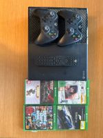 XBox One with 2 controllers, remote, 4 games