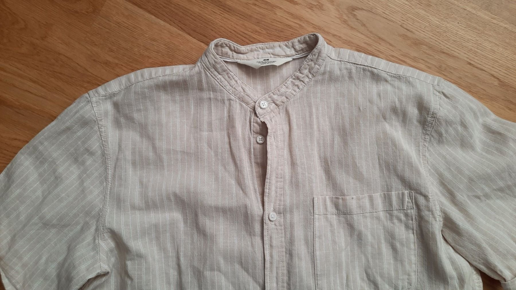 H&M Camicie, T-shirt & Polo: ***H&M*** Hemd 170 beige – Usato da Wädenswil venduto da H2H_Secondhandshop 4