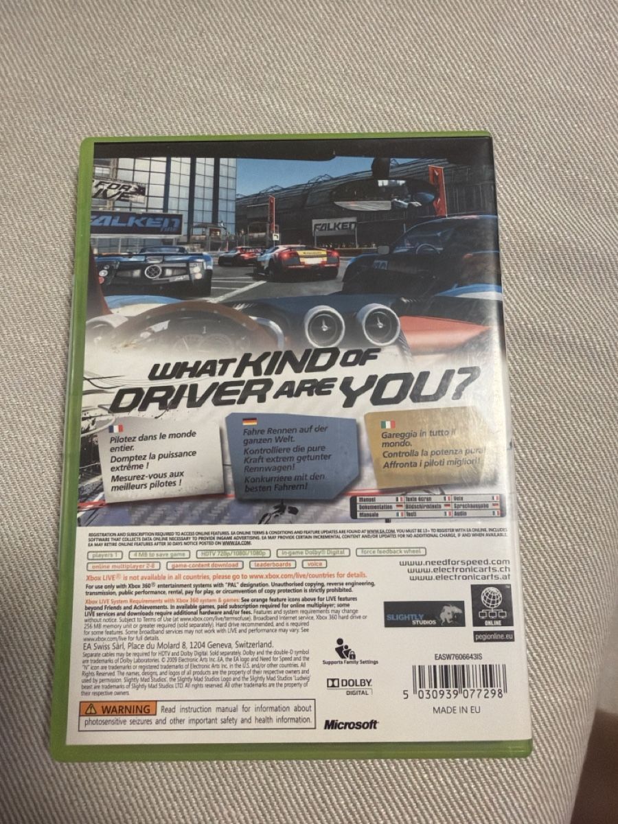 Microsoft Giochi: Need for Speed Shift - Xbox 360 - Top Zustand! – Usato da Mauren venduto da bec_f22j 1