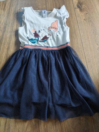 Mädchen Kleid Grösse 134 C&A Meerjungfrauen