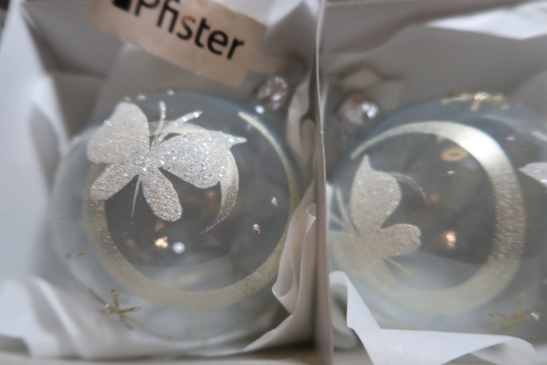 Pfister Tutte le decorazioni: Christbaumschmuck, 9-teilig, Glas - NEU – Nuovo e nell'imballaggio originale da Zürich venduto da Piki7 4