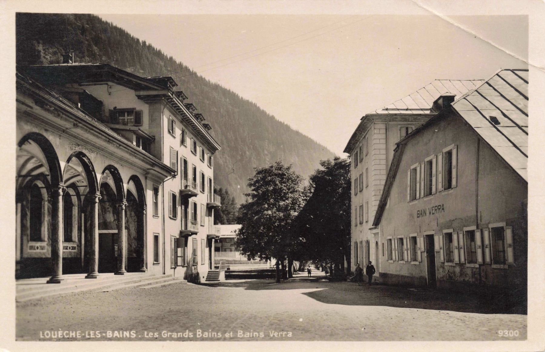 Ansichtskarten: Loueche les bains – Gebraucht aus Biasca von Blenio71