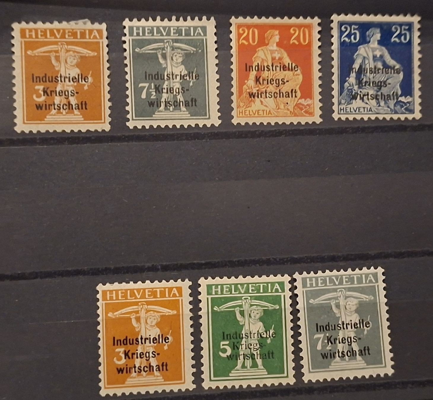 Alle Briefmarken: Industrielle Kriegswirtschaft mit Attest – Gebraucht aus Balgach von SIMEON27 1