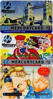 3 MERCURYCARDS - schöne Motiv-Telefonkarten aus England