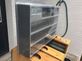 Herpa Miniaturmodelle Sammelvitrine Grau, Original 56x54cm