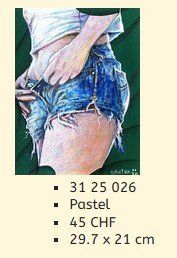 Dipinti: Liquidation !!  Original Pastellgemälde  31 25 026 – Nuovo (secondo la descrizione) da Hagenbuch ZH venduto da Art-Agency 1