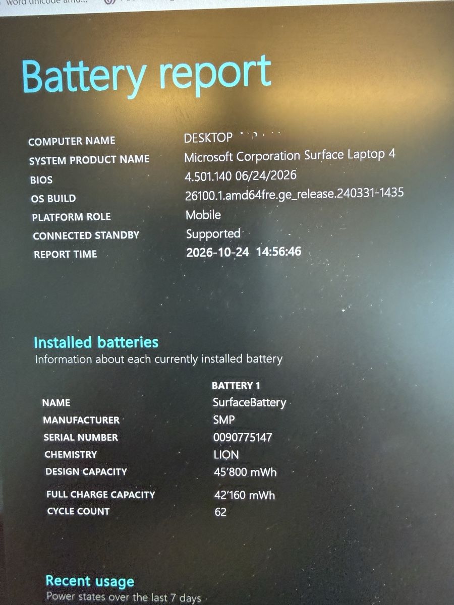 Microsoft Notebooks: Microsoft Surface Laptop 4 – Gebraucht aus Heiden von seb_h2z7 1