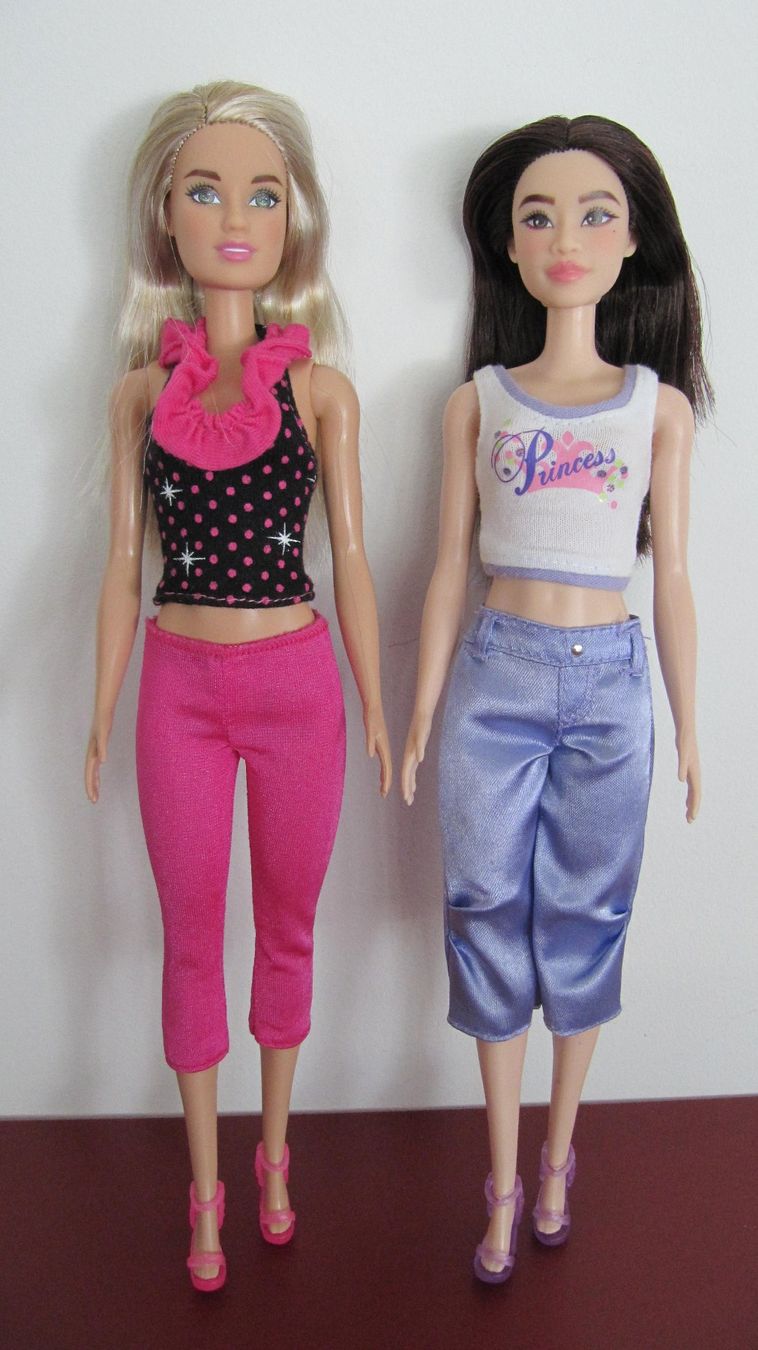 Bambole: Schöne Barbie Puppen 2er Set – Usato da Brunnen venduto da Kiwiland1